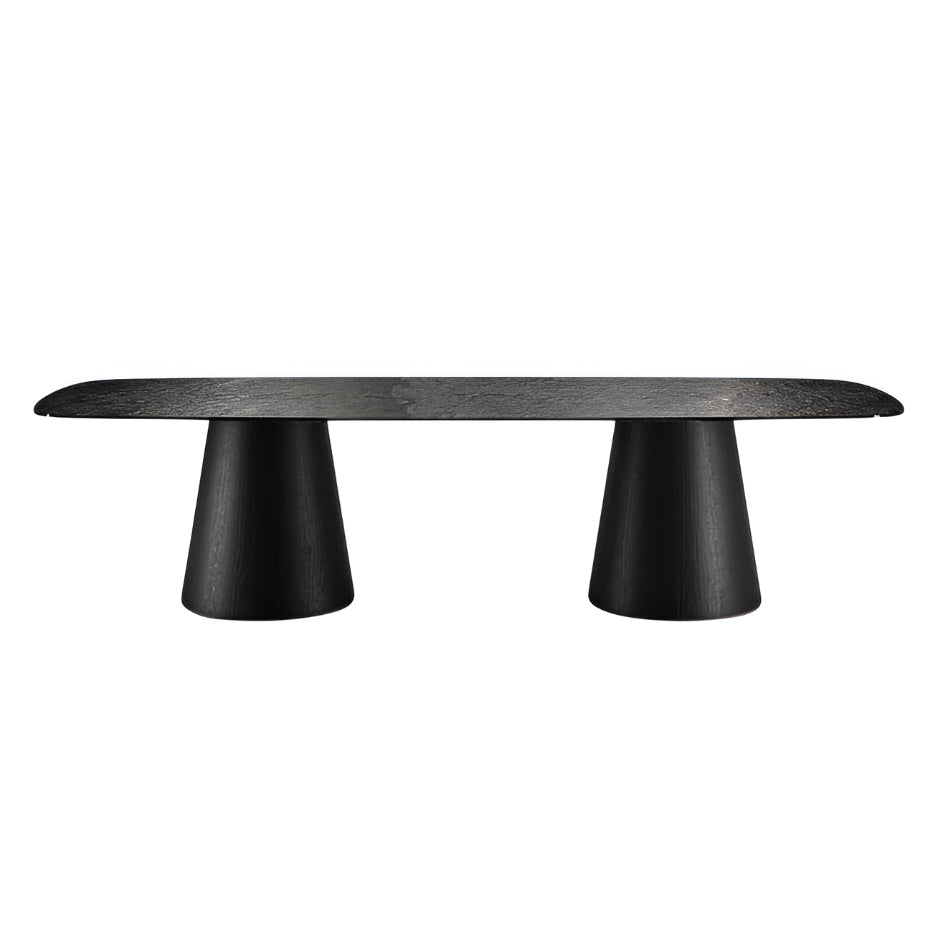 Teo Dining Table: Glass Top