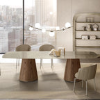Teo Dining Table: Glass Top