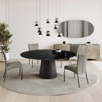 Teo Dining Table: Glass Top