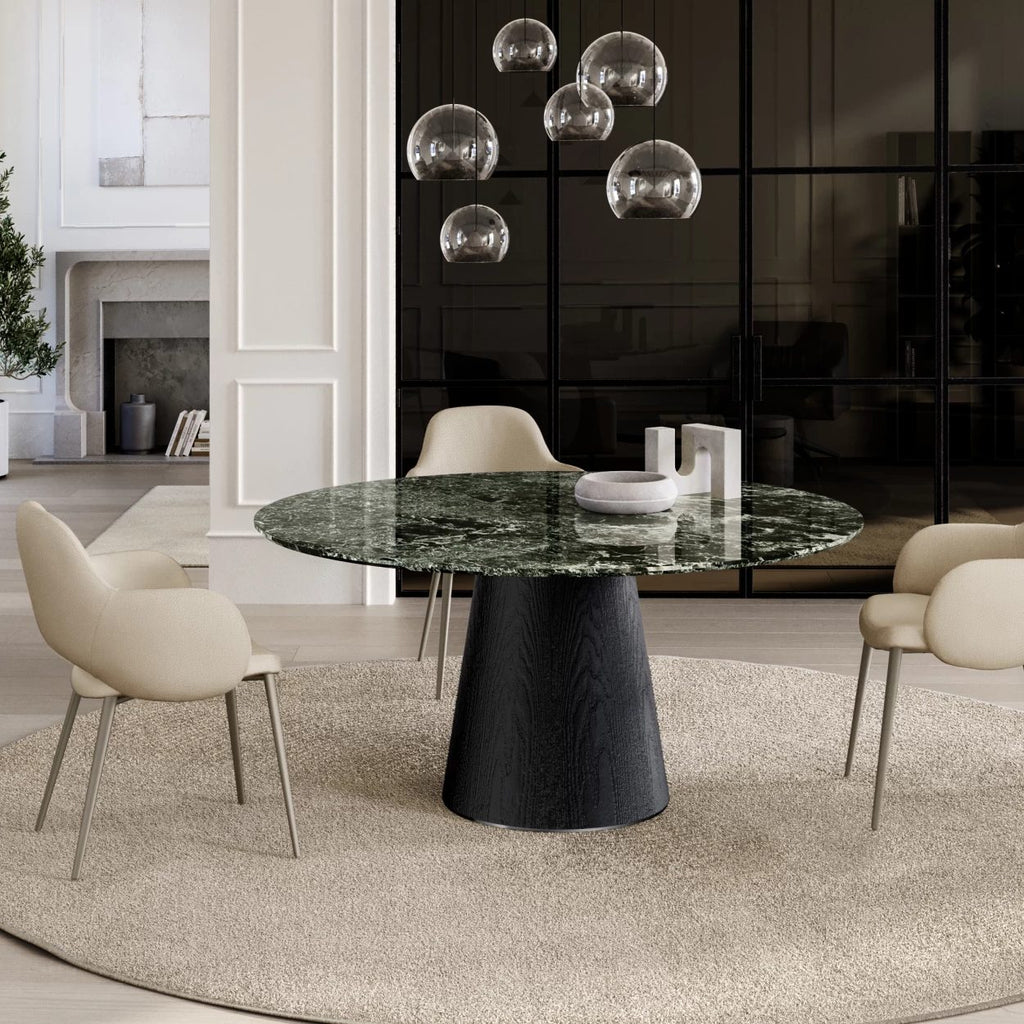 Teo Dining Table: Marble Top