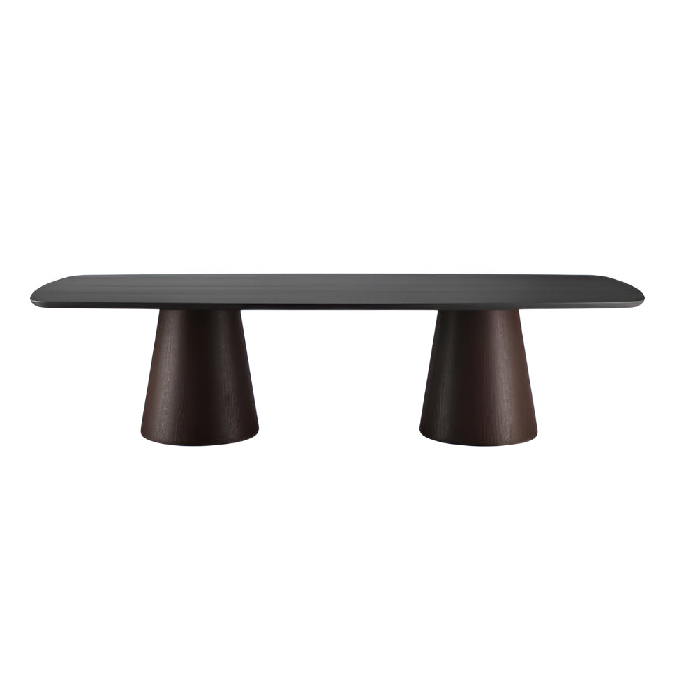 Teo Dining Table: Wood Top