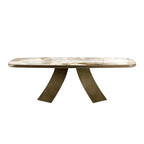Twist Dining Table: Ceramic King Top