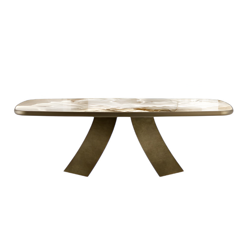 Twist Dining Table: Ceramic King Top