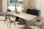Twist Dining Table: Ceramic Top