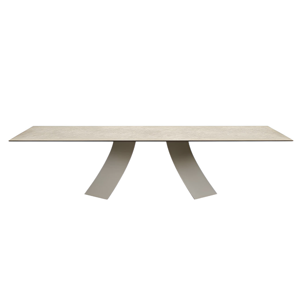 Twist Dining Table: Ceramic Top