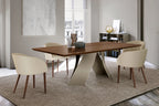 Twist Dining Table: Wood Top