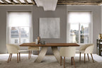 Twist Dining Table: Wood Top
