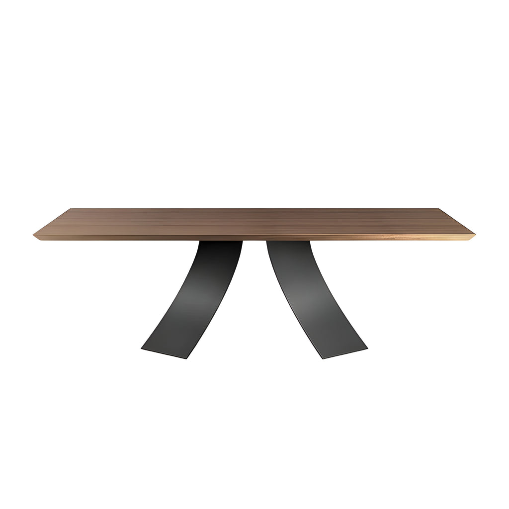 Twist Dining Table: Wood Top