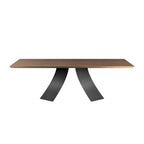 Twist Dining Table: Wood Top