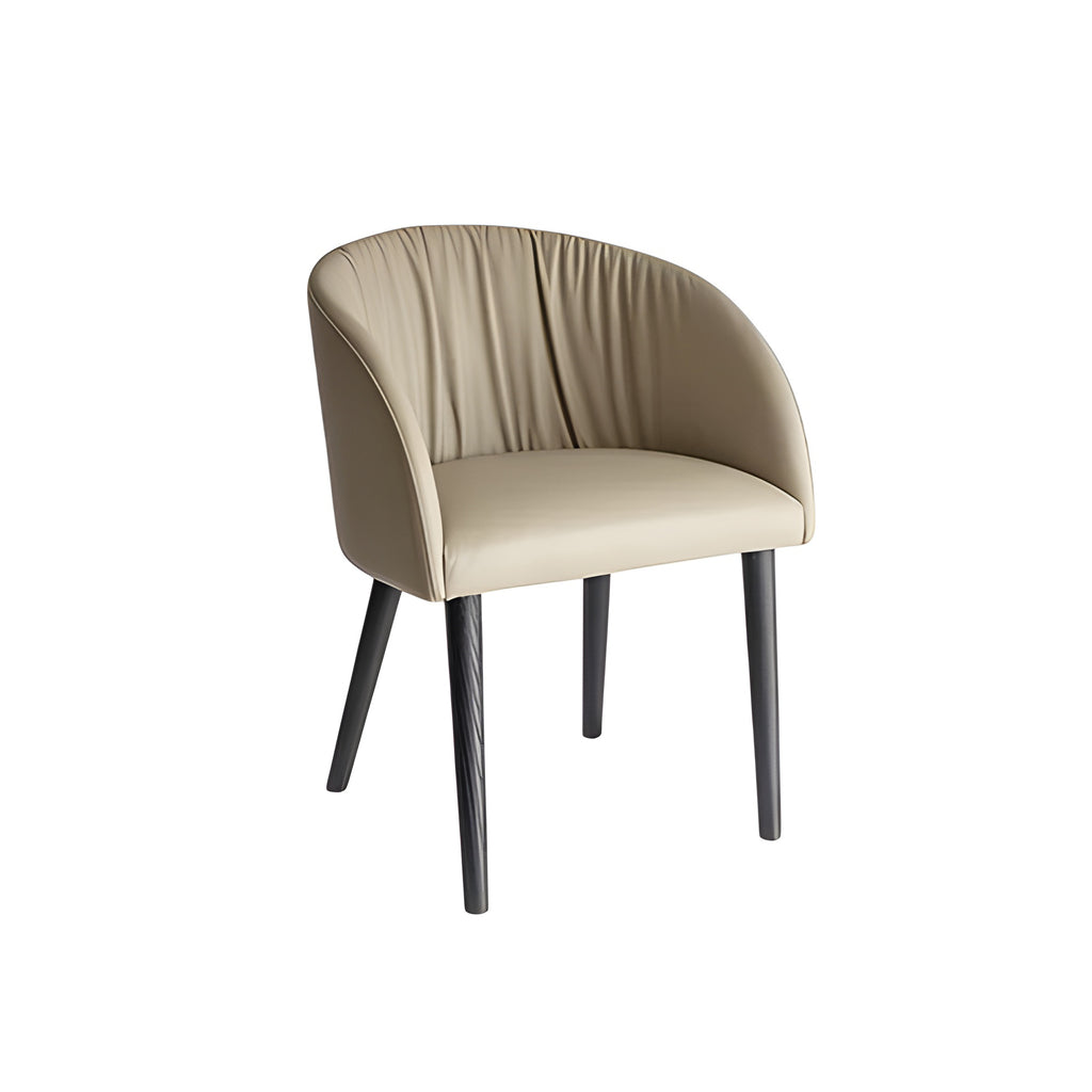 Vulcano Dining Armchair: 4 Wooden Legs