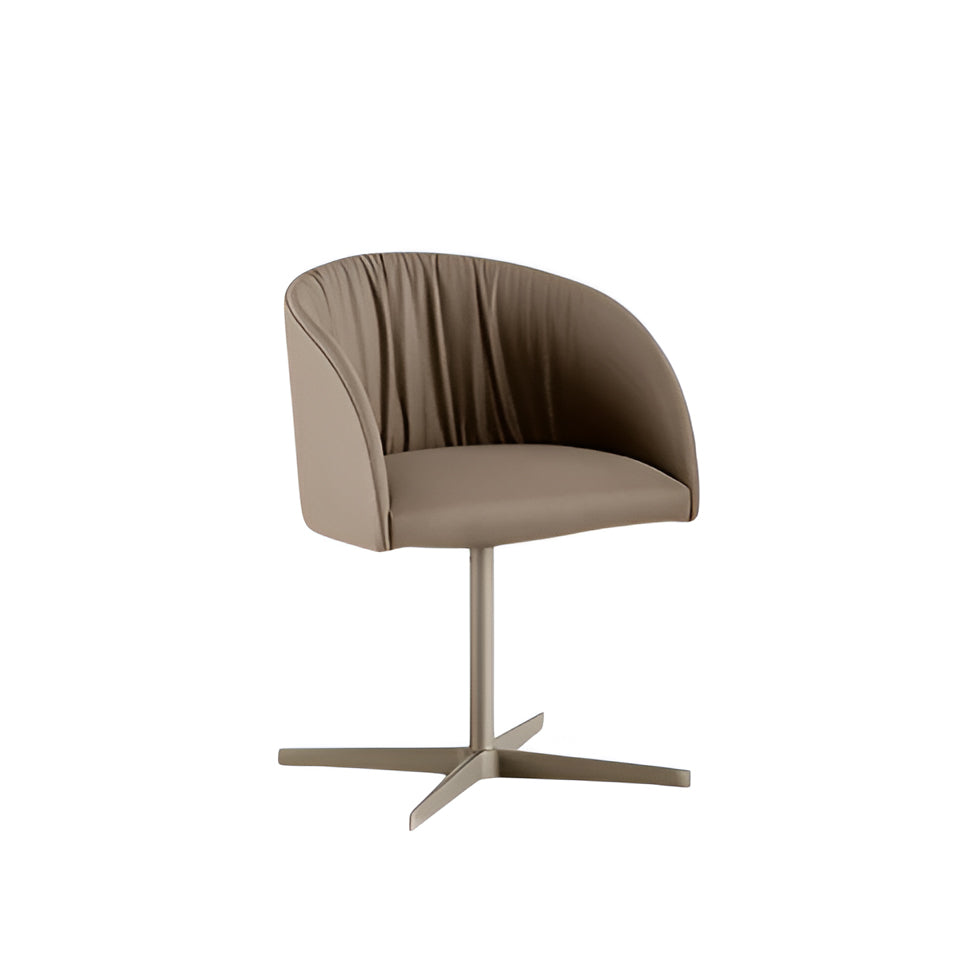 Vulcano Swivel Armchair: 4 Ways Base