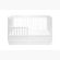 Babyletto Harlow acrylic 3-in-1 convertible crib with toddler bed conversion kit