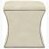 Bernhardt Interiors Roscoe Hair on Hyde Ottoman N9000L