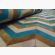 Chevron Hair on Hide Area Rug in Cancun Blue www.wassersfurniture.com