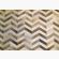 Chevron Hair on Hide Area Rug in White and Grey www.wassersfurniture.com