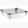 Contemporary Angle Glass & Stainless Coffee Table