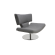 Nuevo Harper Lounge Chair / White Eco Pelle