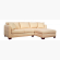 Princeton Sectional Genuine Ultra-Suede ® 