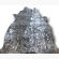 Luxe Collection Hair on Hide Metallic Silver on Beige Leather www.wassersfurniture.com