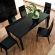 Rossetto Nightfly Extension Dining Table - QUICKSHIP