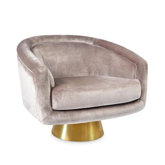 Jonathon Adler - Bacharach Swivel Chair - QUICKSHIP