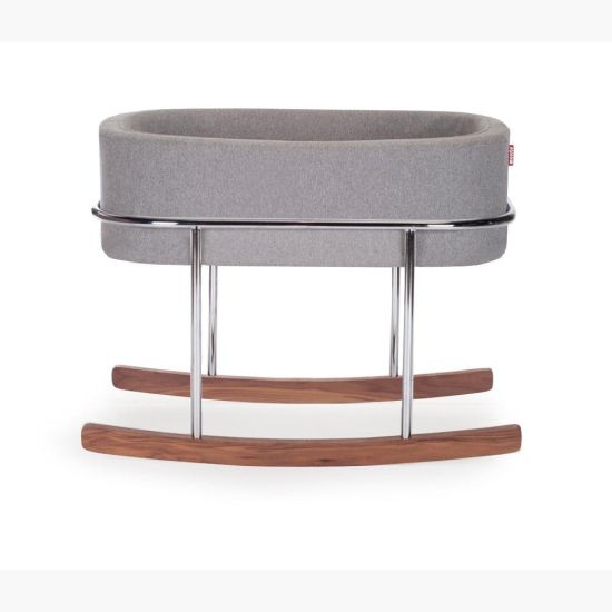 Bassinet - Monte Design Rockwell Bassinet- FLOOR SAMPLE SAND PERFORMANCE FABRIC