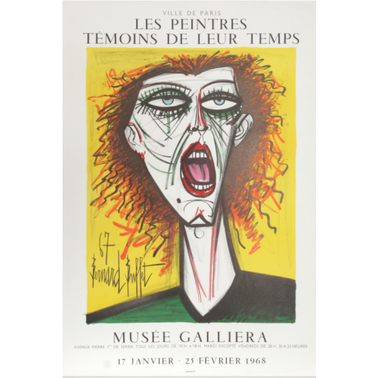 Bernard Buffet - Musee Galleria - Atelier Mourlot - Lithograph Poster
