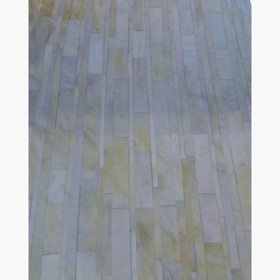 Brick Collection Hair on Hide Area Rug in Ivory www.wassersfurniture.com