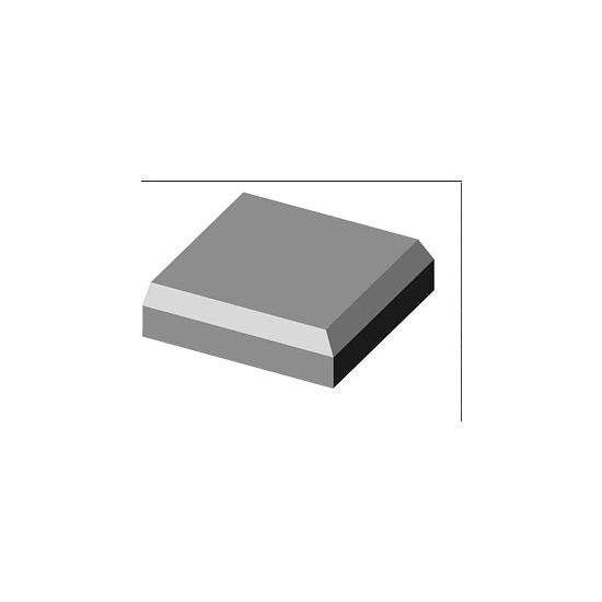 36 x 72 x 3/4" Chamfer Edge