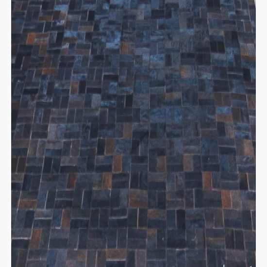 Pavement Hair on Hide Area Rug in Chocolate www.wassersfurniture.com