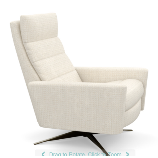 American Leather Comfort Air Cirrus Plush