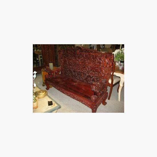 EBH Rare Vintage 9 Dragon sofa www.wassersfurniture.com