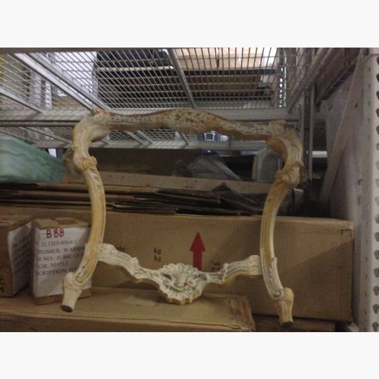 French Giltwood Console with Marble Top, circa 1930s