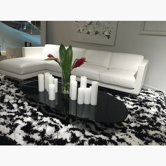 American Leather Keenan Leather Sectional - SAME DAY AVAILABILITY