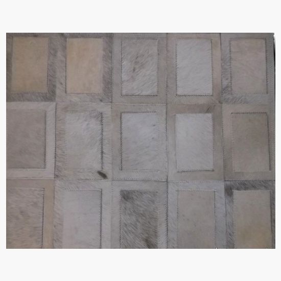 New York Hair on Hide in Light Grey www.wassersfurniture.com