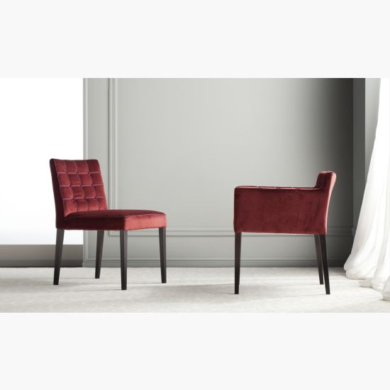 Costantini Pietro - Dining Chair - Loving - CHOICE OF FINISH - FABRIC - LEATHER