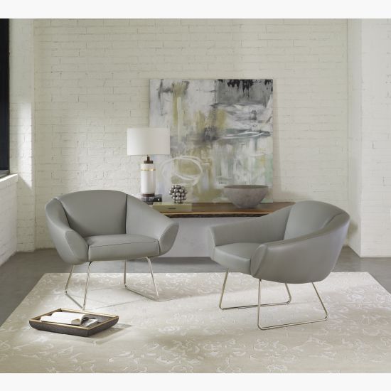 American Leather Logan Leather Chair - QUICKSHIP 