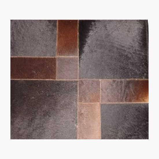 Palo Alto Hair on Hide Area Rug in Chocolate www.wassersfurniture.com