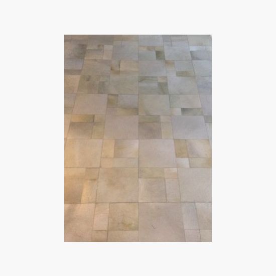 Palo Alto Hair on Hide Area Rug in Light Grey www.wassersfurniture.com