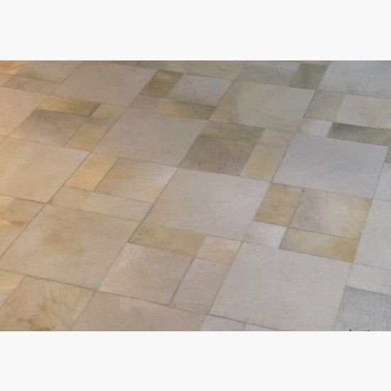 Palo Alto Hair on Hide Area Rug in Off-White www.wassersfurniture.com