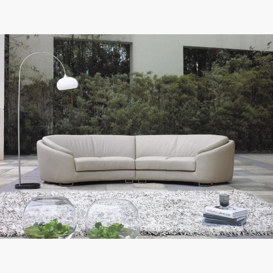 Paramus 2 Pc Leather Sectional