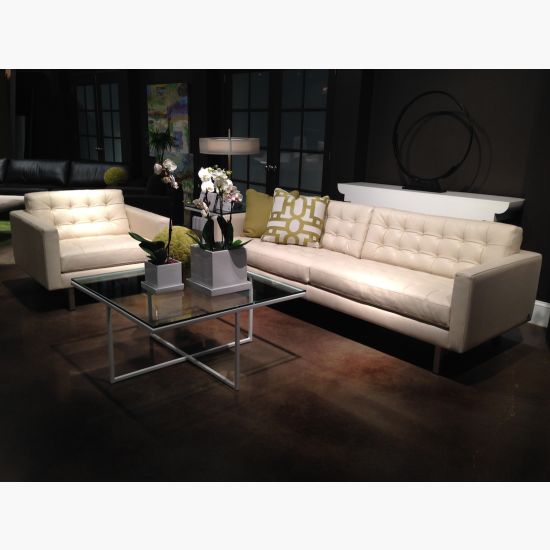 American Leather Parker Chair in White IN STOCK Wasser's