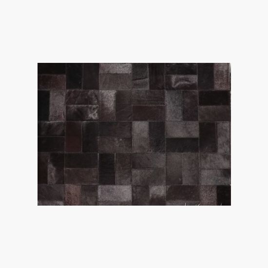 Pavement Hair on Hide Area Rug in Black www.wassersfurniture.com