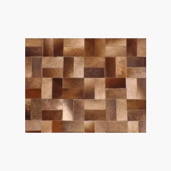 Pavement Hair on Hide Area Rug in Brown www.wassersfurniture.com