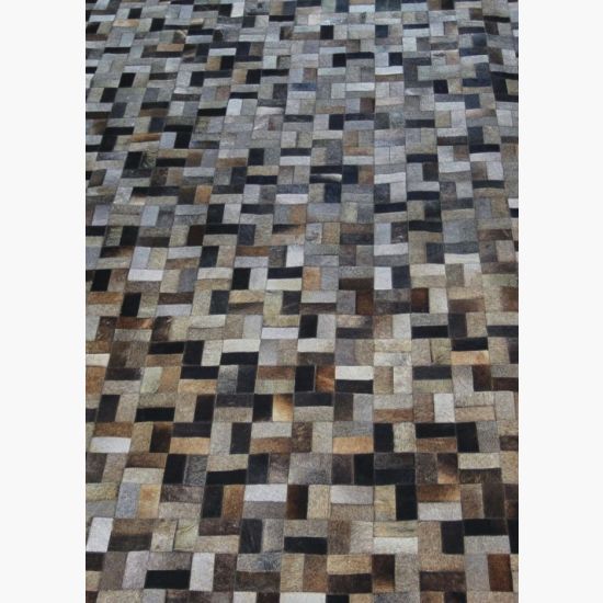 Pavement Hair on Hide Area Rug in Iron www.wassersfurniture.com