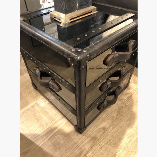 Steamer Trunk Table / Pedestal / On Display / Quickship