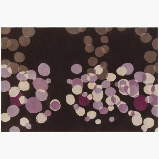Wasser's Furniture Radiant Orchid Splatter Rug