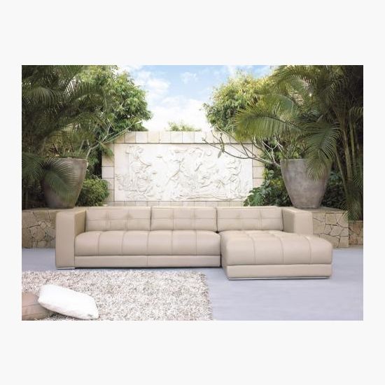 Roslyn Leather Sectional