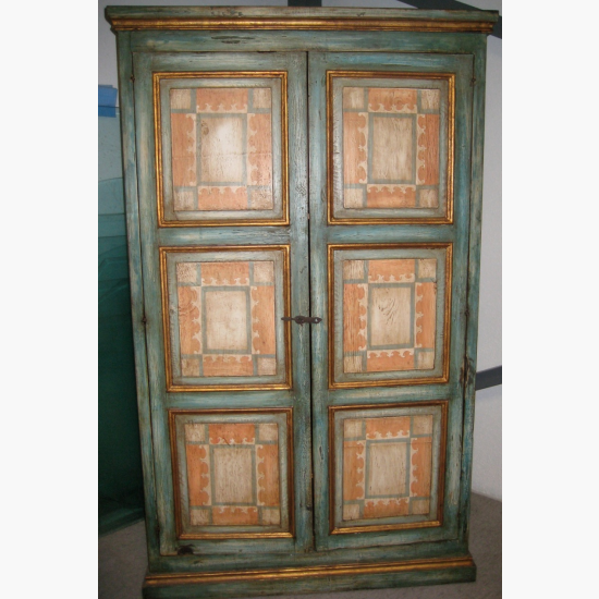 Vintage Polychrome Bar / Armoire