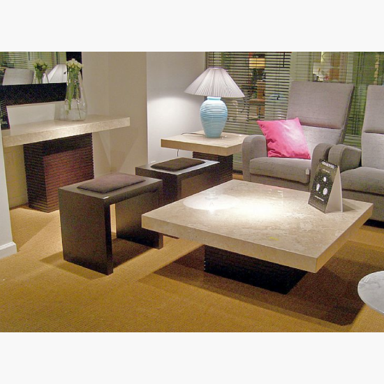 Stone International Coffee Table and Console 8044/P and 8043/P www.wassersfurniture.com